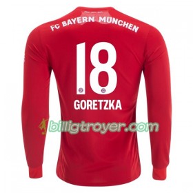 Billige Fotballdrakter FC Bayern München Leon Goretzka 18 Hjemmedraktsett 2019/20 Langermet